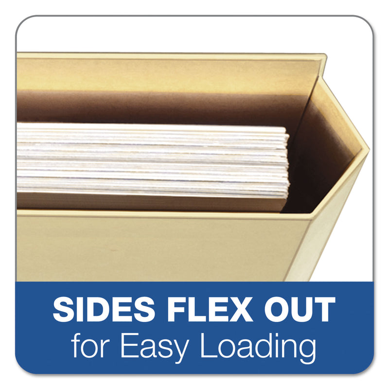 Pendaflex File Folder Pocket, 0.75" Expansion, Letter Size, Manila, 10/Pack