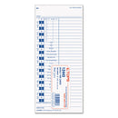 TOPS Time Clock Cards, Replacement for 35100-10, One Side, 4 x 9, 100/Pack