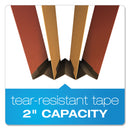 Pendaflex Four-, Six-, and Eight-Section Pressboard Classification Folders, 2 Dividers, Embedded Fasteners, Legal Size, Red, 10/Box