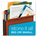 Pendaflex File Pocket with Tyvek, 3.5" Expansion, Letter Size, Redrope, 10/Box