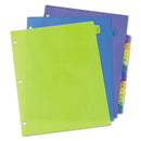 Avery Durable Preprinted Plastic Tab Dividers, 12-Tab, A to Z, 11 x 8.5, Assorted, 1 Set