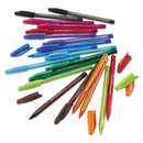 Paper Mate InkJoy 100 Ballpoint Pen, Stick, Medium 1 mm, Eight Assorted Ink and Barrel Colors, 8/Pack