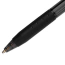 Paper Mate InkJoy 300 RT Ballpoint Pen, Refillable, Retractable, Medium 1 mm, Black Ink, Black Barrel, Dozen