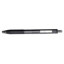 Paper Mate InkJoy 300 RT Ballpoint Pen, Refillable, Retractable, Medium 1 mm, Black Ink, Black Barrel, 24/Pack