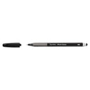 Paper Mate InkJoy 100 Ballpoint Pen/Stylus, Stick, Medium 1 mm, Black Ink, Black Barrel, Dozen