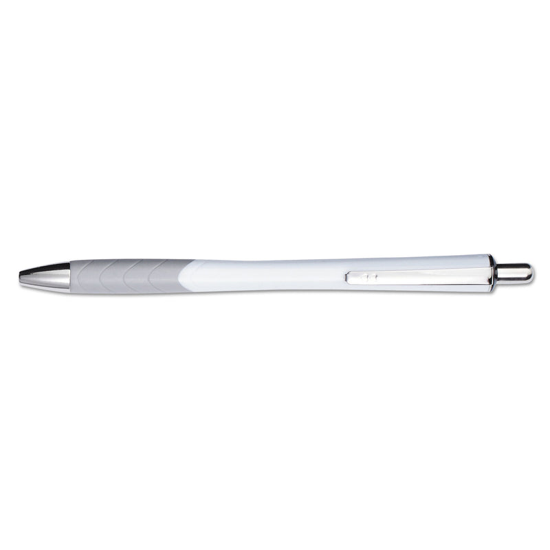 Paper Mate InkJoy 700 RT Ballpoint Pen, Retractable, Medium 1 mm, Black Ink, White Barrel, Dozen