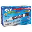 EXPO Low-Odor Dry-Erase Marker, Broad Chisel Tip, Black, Dozen