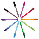 Paper Mate InkJoy 100 Ballpoint Pen, Stick, Medium 1 mm, Eight Assorted Ink and Barrel Colors, 8/Pack