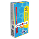 Paper Mate InkJoy 100 Ballpoint Pen, Stick, Medium 1 mm, Red Ink, Red Barrel, Dozen
