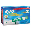 EXPO Low-Odor Dry-Erase Marker, Broad Chisel Tip, Green, Dozen