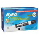 EXPO Low-Odor Dry-Erase Marker, Medium Bullet Tip, Black, Dozen