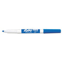EXPO Low-Odor Dry-Erase Marker, Fine Bullet Tip, Blue, Dozen