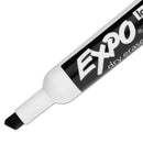 EXPO Low-Odor Dry-Erase Marker, Broad Chisel Tip, Black, Dozen