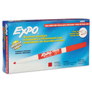 EXPO Low-Odor Dry-Erase Marker, Fine Bullet Tip, Red, Dozen