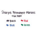 Sharpie Fine Tip Permanent Marker, Fine Bullet Tip, Red, Dozen