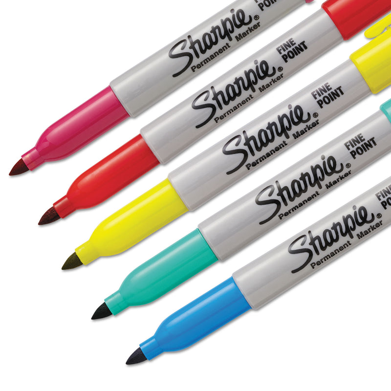Sharpie Fine Tip Permanent Marker, Fine Bullet Tip, Assorted Limited Edition Color Burst and Classic Colors, 24/Pack