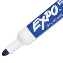EXPO Low-Odor Dry-Erase Marker, Medium Bullet Tip, Blue, Dozen