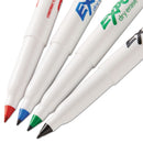 EXPO Low-Odor Dry-Erase Marker, Extra-Fine Needle Tip, Assorted Colors, 4/Pack