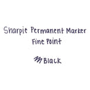 Sharpie Fine Tip Permanent Marker Value Pack, Fine Bullet Tip, Black, 36/Pack
