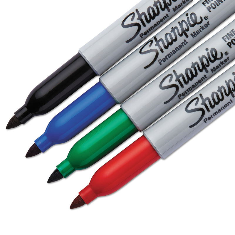 Sharpie Fine Tip Permanent Marker Value Pack, Fine Bullet Tip, Assorted Colors, 36/Pack