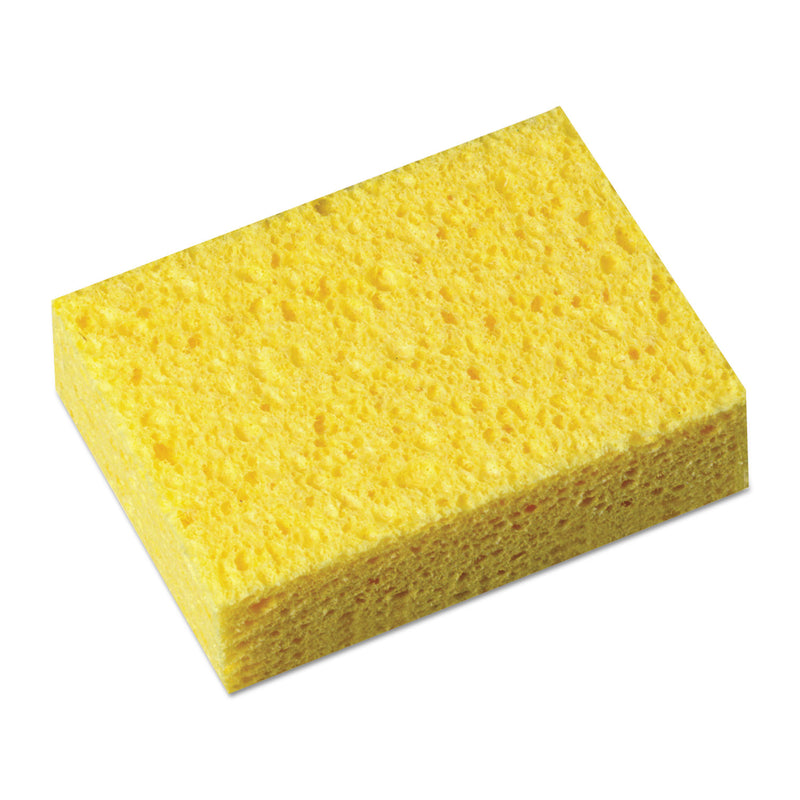 3M Commercial Cellulose Sponge, Yellow, 4.25 x 6, 1.6" Thick, Yellow