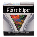 Baumgartens Plastiklips Paper Clips, Small, Smooth, Assorted Colors, 1,000/Box