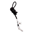 SICURIX Rope Lanyard, Metal Hook Fastener, 36" Long, Nylon, Black