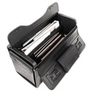 STEBCO Catalog Case on Wheels, Fits Devices Up to 17.3", Koskin, 19 x 9 x 15.5, Black