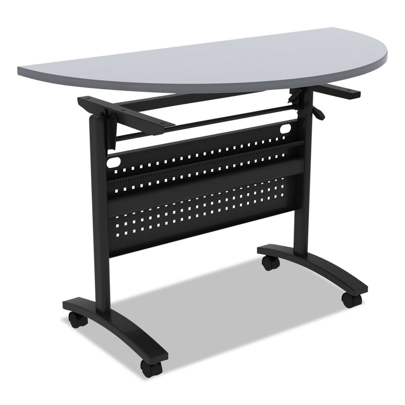 Alera Valencia Flip Training Table Base, Modesty Panel, 28.5w x 19.75d x 28.5h, Black