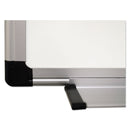 MasterVision Porcelain Value Dry Erase Board, 48 x 72, White, Aluminum Frame