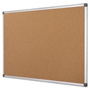 MasterVision Value Cork Bulletin Board with Aluminum Frame, 24 x 36, Natural