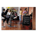 MasterVision Wet Erase Board, 27x34, Black, Aluminum Frame