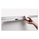 MasterVision Gridded Magnetic Porcelain Planning Board, 1 x 2 Grid, 72 x 48, Aluminum Frame