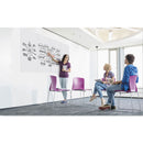MasterVision Magnetic Dry Erase Tile Board, 29 1/2 x 45, White Surface
