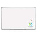 MasterVision Earth Ceramic Dry Erase Board, 48x72, Aluminum Frame