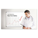 MasterVision Earth Ceramic Dry Erase Board, 24x36, Aluminum Frame