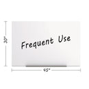 MasterVision Magnetic Dry Erase Tile Board, 29 1/2 x 45, White Surface
