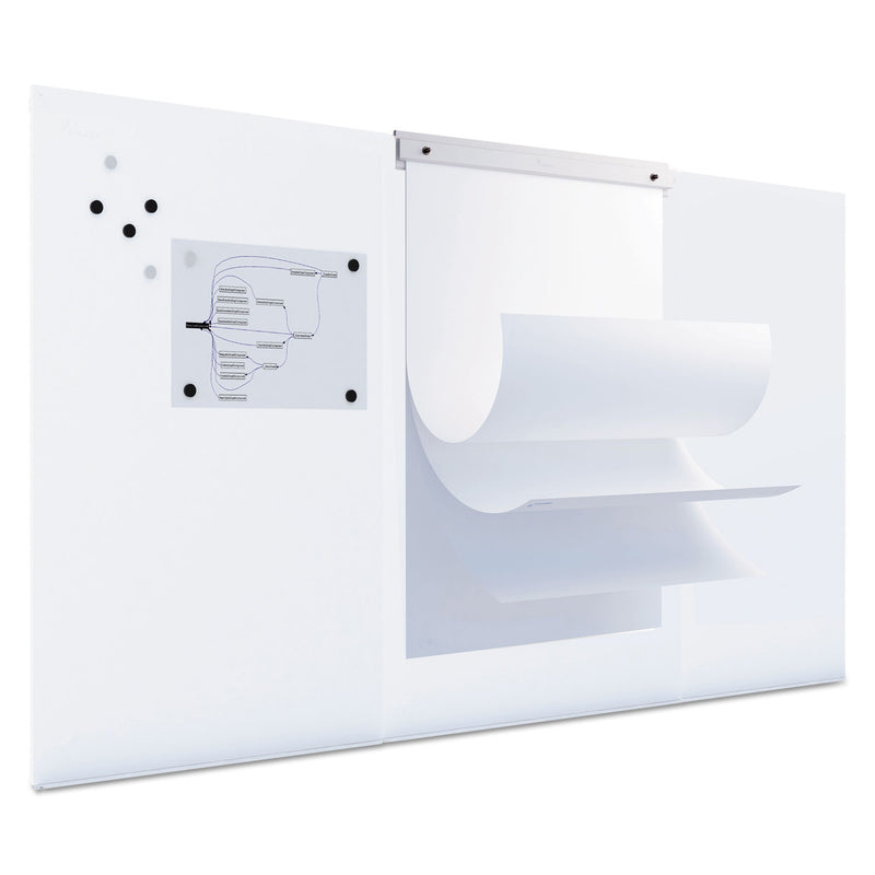 MasterVision Magnetic Dry Erase Tile Board, 29 1/2 x 45, White Surface