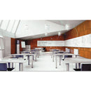 MasterVision Magnetic Dry Erase Tile Board, 29 1/2 x 45, White Surface