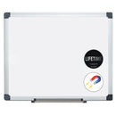 MasterVision Porcelain Value Dry Erase Board, 24 x 36, White, Aluminum Frame