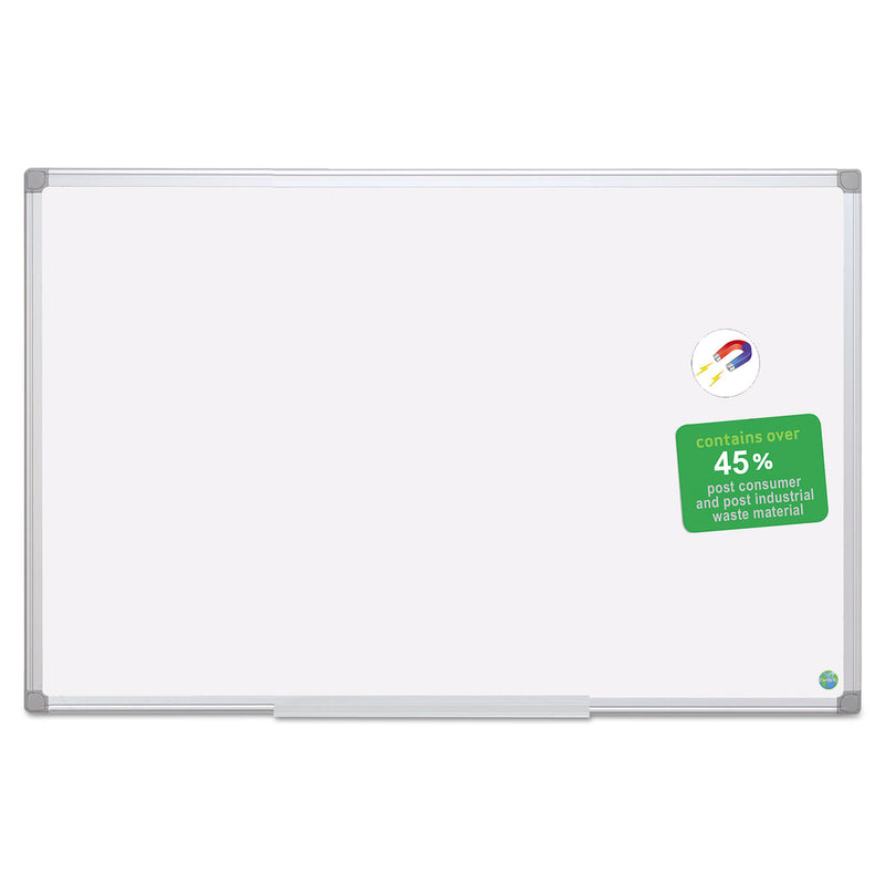 MasterVision Earth Gold Ultra Magnetic Dry Erase Boards, 48 x 72 White, Aluminum Frame