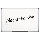 MasterVision Value Melamine Dry Erase Board, 48 x 96, White, Aluminum Frame