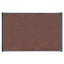 MasterVision Tech Cork Board, 48x72 Silver/Black Frame