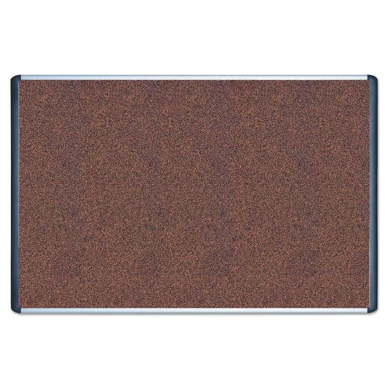 MasterVision Tech Cork Board, 48x72 Silver/Black Frame
