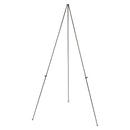 MasterVision Instant Easel, 61.5" High, Black, Steel, Lightweight