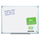 MasterVision Earth Easy-Clean Dry Erase Board, White/Silver, 36x48