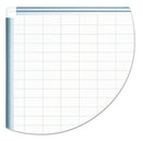MasterVision Grid Planning Board w/ Accessories, 1 x 2 Grid, 36 x 24, White/Silver