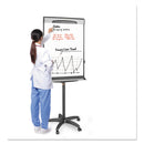 MasterVision Tripod Extension Bar Magnetic Dry-Erase Easel, 69" to 78" High, Black/Silver