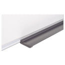 MasterVision Value Lacquered Steel Magnetic Dry Erase Board, 48 x 72, White, Aluminum Frame