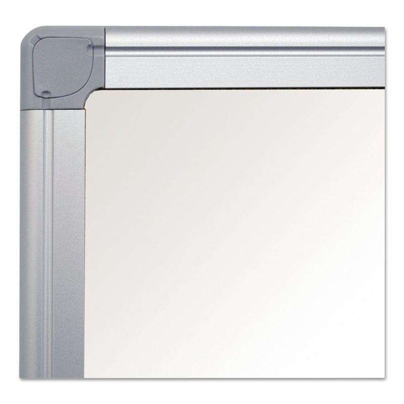 MasterVision Earth Easy-Clean Dry Erase Board, White/Silver, 18x24